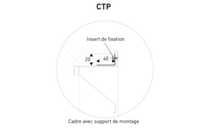 Détail contre cadre CTP KGZ.10