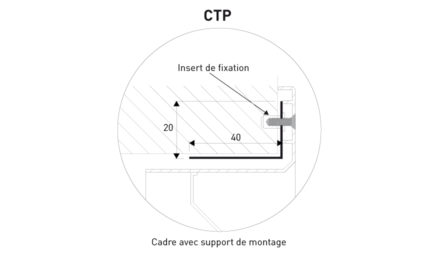 Détail contre cadre CTP KGA 50