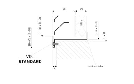 Détail fixation KGA 60