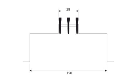 Dimensions KPW 2 FENTES