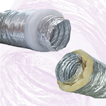 Conduits flexibles aluminium isoles
