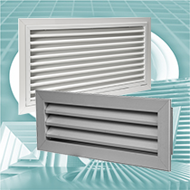 Grilles de reprise à ailettes fixes
