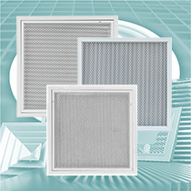 Grilles de reprise faux plafonds toles perforees