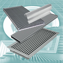 Grilles de sol rectangulaire